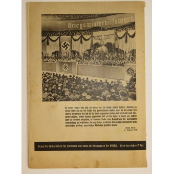 Der Ostmarkbrief, nr 16, oktober 1939. Espenlaub militaria